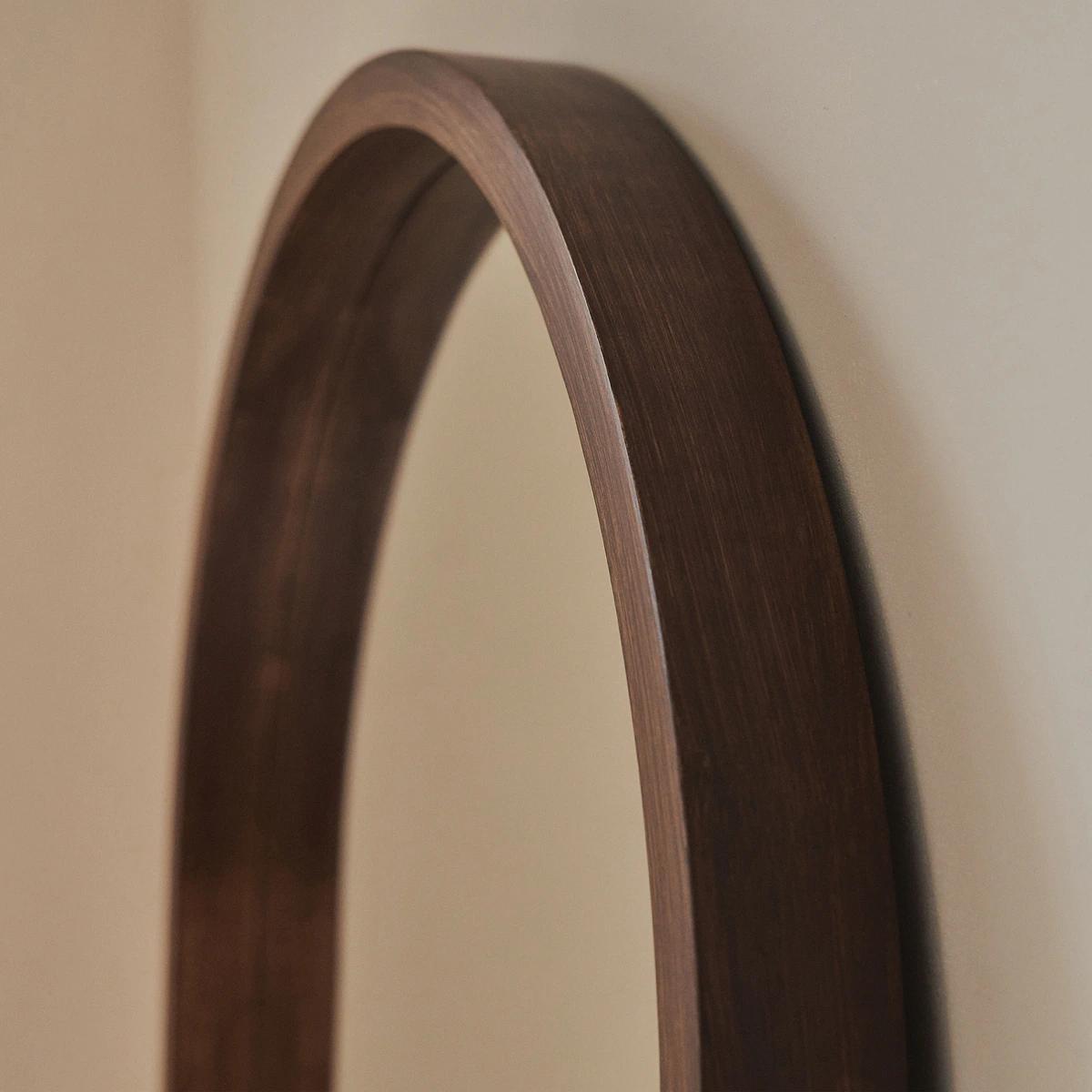 Espejo marco de madera 180x80cm oscuro