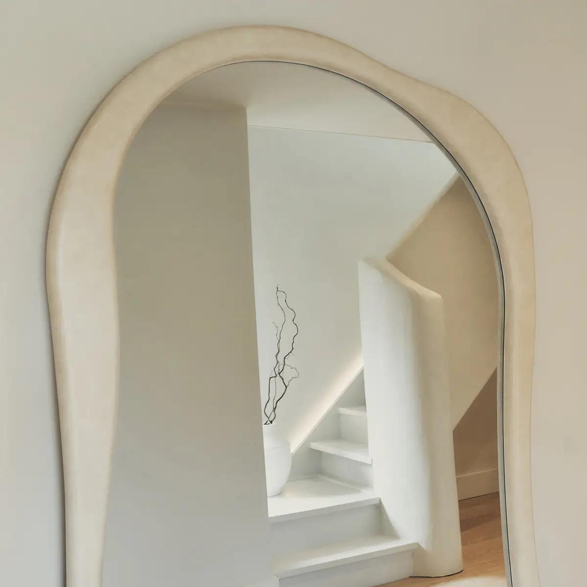 Espejo marco de madera 180x120cm claro