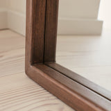 Espejo marco de madera 180x80cm oscuro