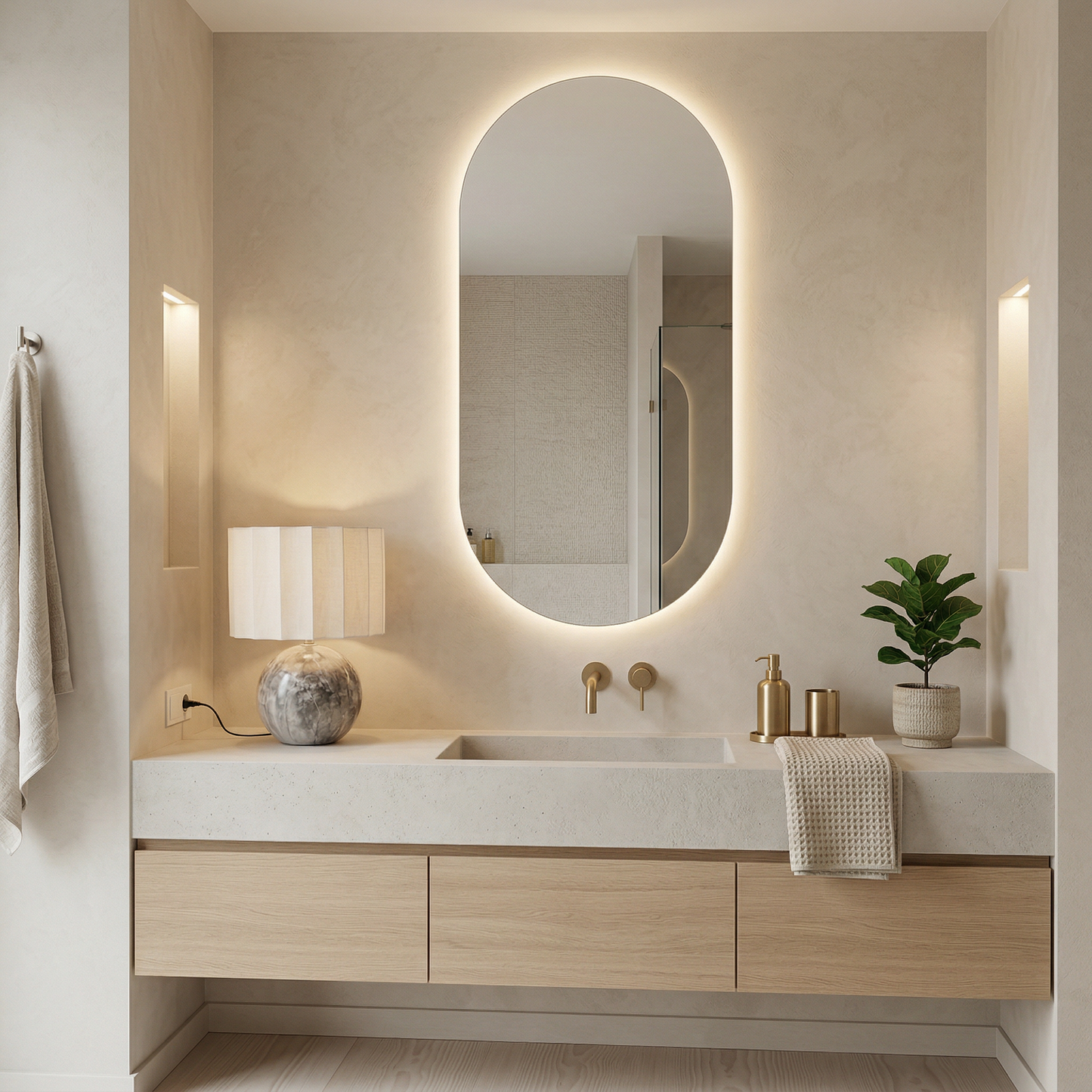 Ibat con led cálida