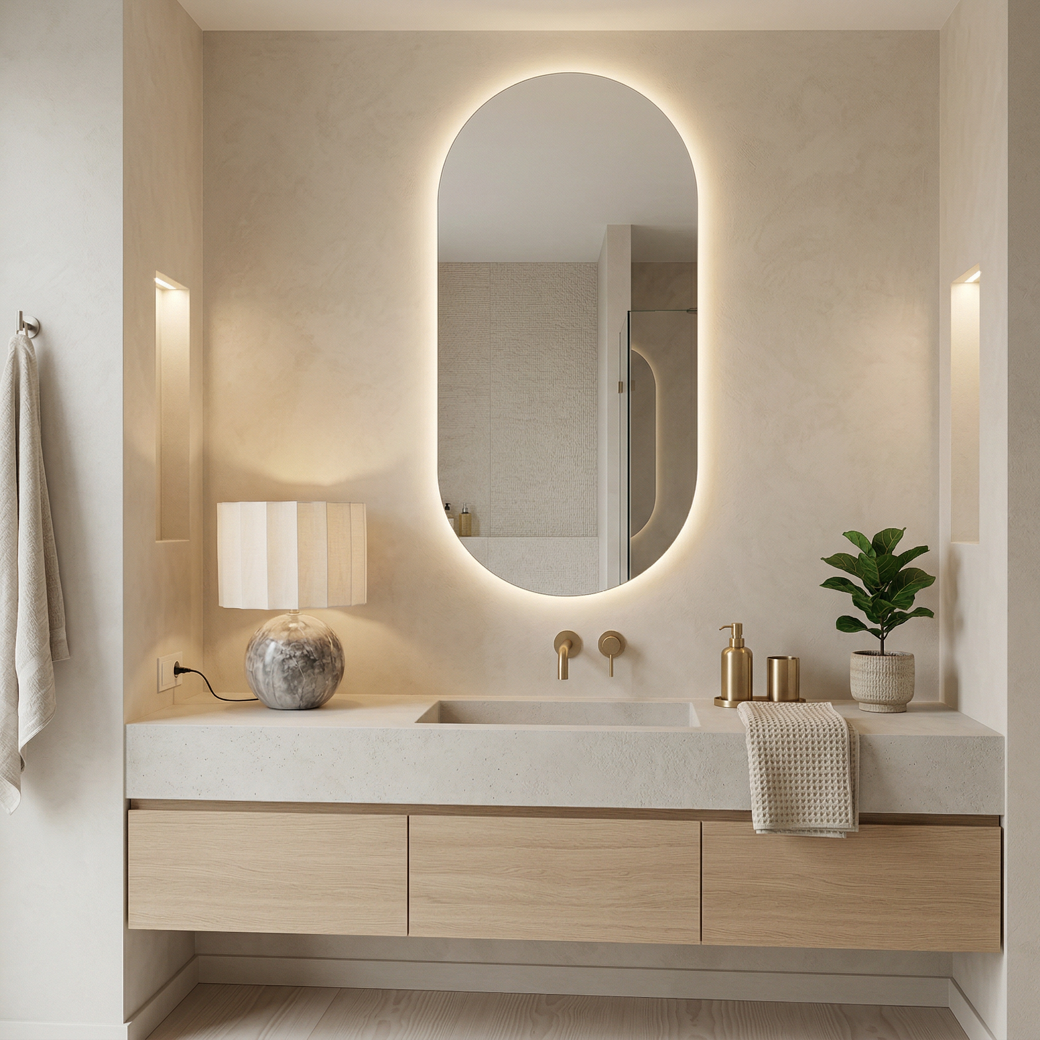 Ibat con led cálida